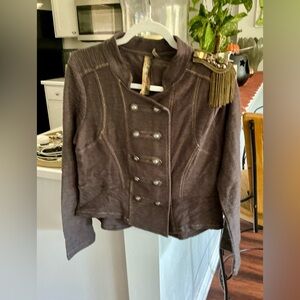 Aratta Gray-Black Military-Style Women's Jacket NWT